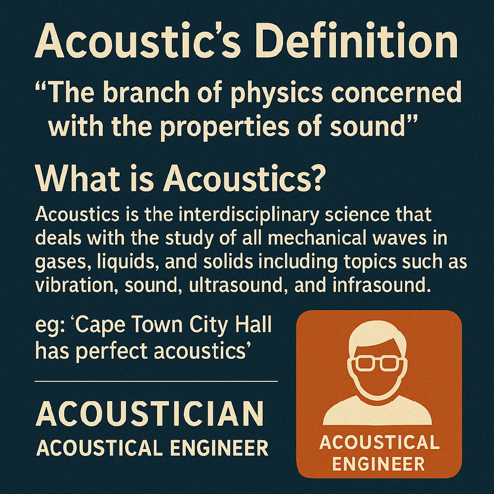 Learn Acoustics First - Live Sound Engineering 